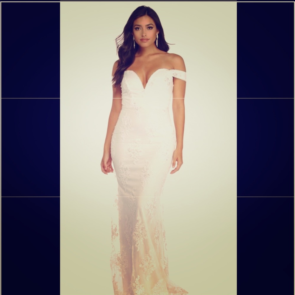 Helen Embroidered Formal Dress